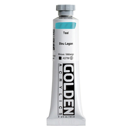 Acrylic heavy body - 2 oz  teal  s3