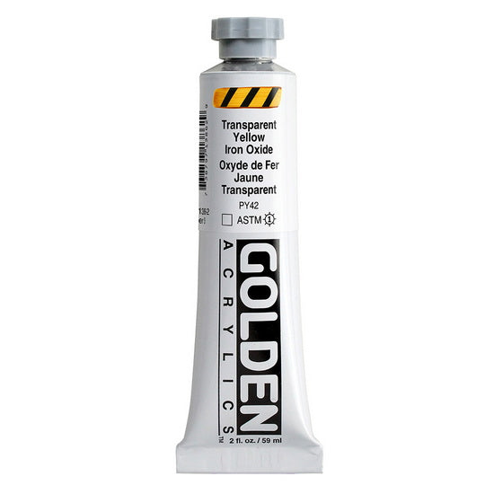 Acrylique haute viscosité - 2 oz  oxyde de fer jaune transp  s3
