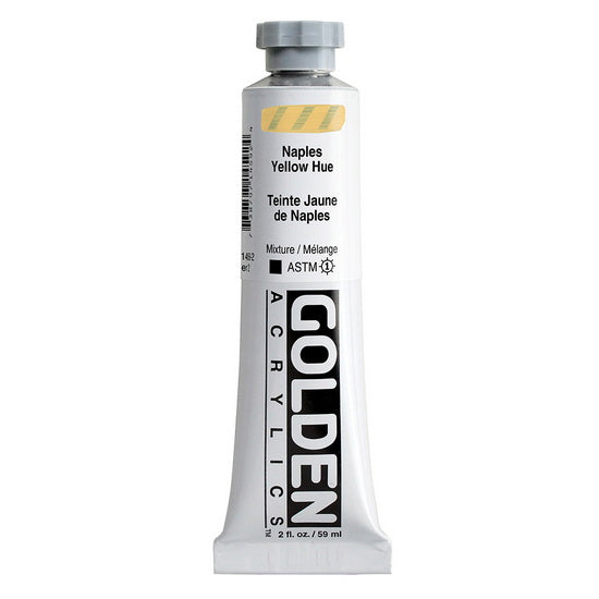 Acrylic heavy body - 2 oz  naples yellow hue  s2