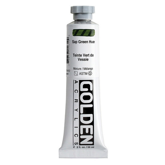 Acrylic heavy body - 2 oz  sap green hue  s4