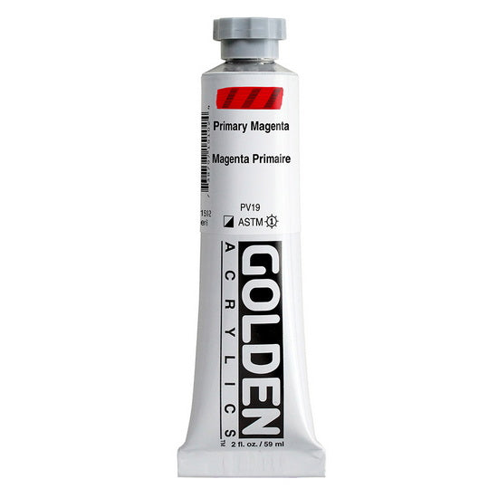 Acrylic heavy body - 2 oz  primary magenta  s6