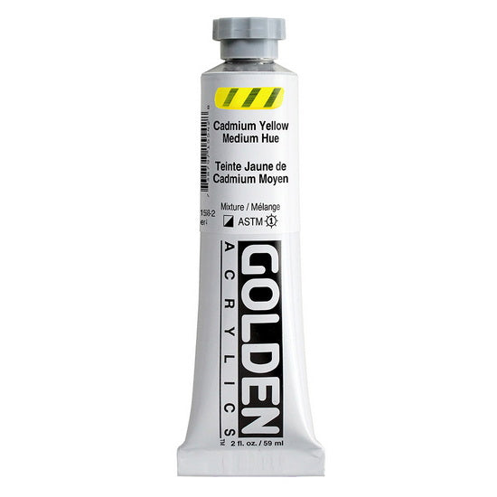 Acrylic heavy body - 2 oz  cadmium yellow medium hue  s4