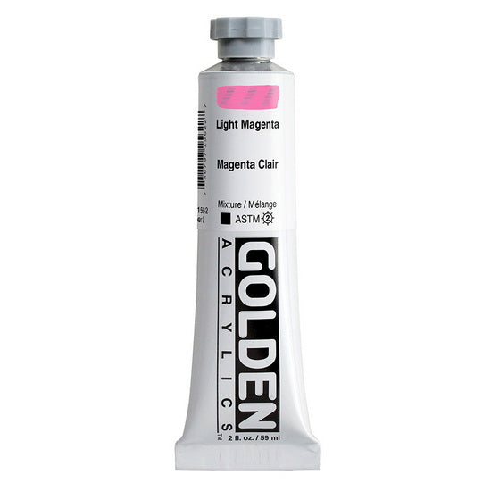 Acrylic heavy body - 2 oz  light magenta  s2
