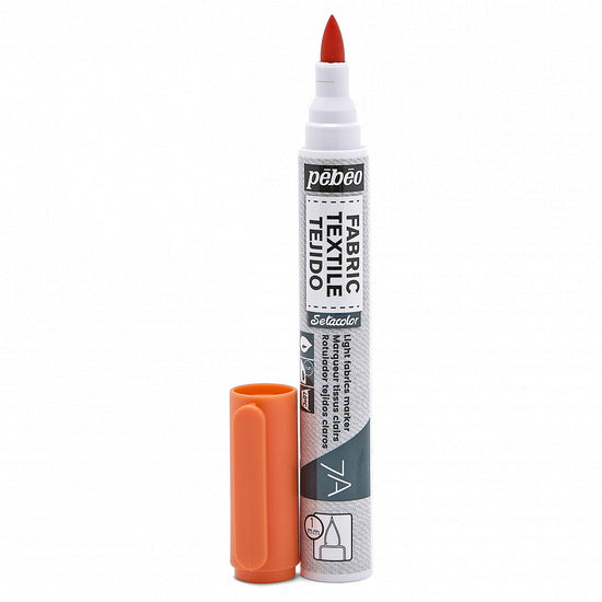 Textile marker - setacolor - light fabric -  1mm - orange