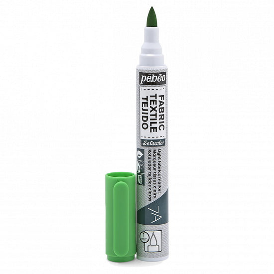 Textile marker - setacolor - light fabric - 1mm - lgt green