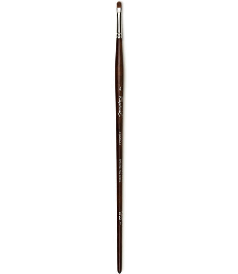 Oil paintbrush - sable - fresco - worn round #4