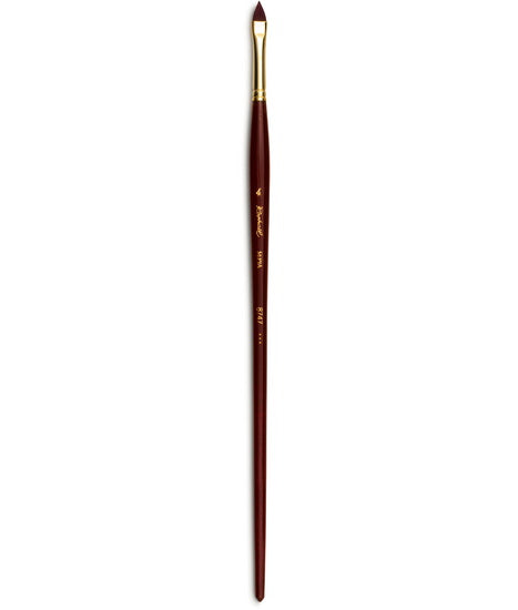 Acrylic paintbrush - synthetic - sepia - pointed cat tongue #4