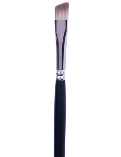 Brush Short Handle/Synthetic Bristle Angle - #1/4
