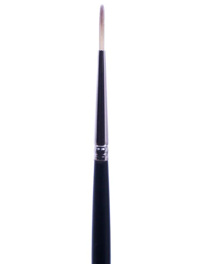 Brush Short Handle/Synthetic Bristle Long Liner - #5/0