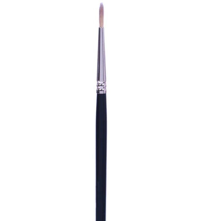 Brush Short Handle/Synthetic Bristle Round - #3/0