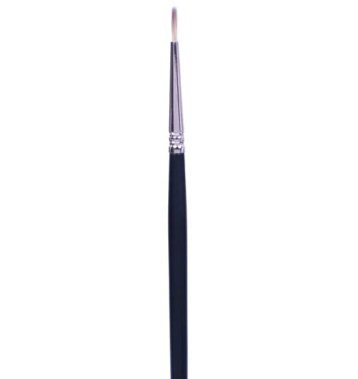 Brush Short Handle/Synthetic Bristle Round - #3