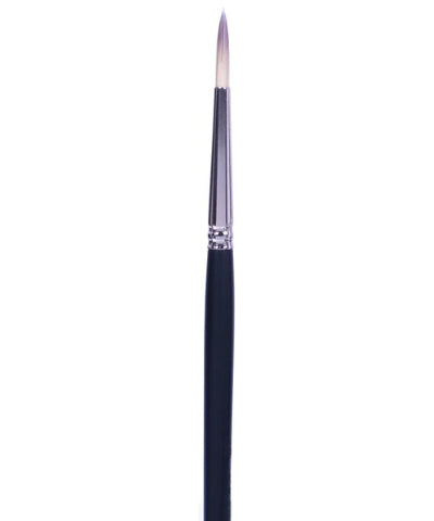 Brush Short Handle/Synthetic Bristle Round - #5