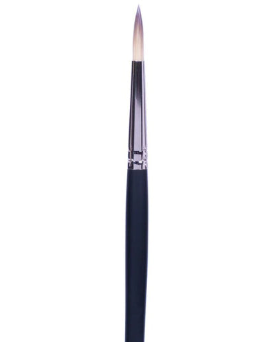 Brush Short Handle/Synthetic Bristle Round - #6