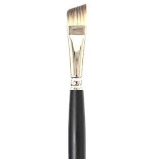 Brush Long Handle/Synthetic Bristle Angle - #12