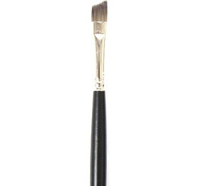 Brush Long Handle/Synthetic Bristle Angle - #8
