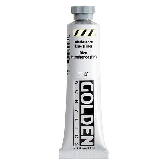 Acrylic heavy body - 2 oz  interference blue fine  s7