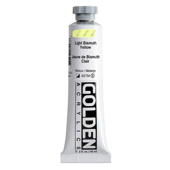 Acrylic heavy body - 2 oz  bismuth vanadate yellow light  s4