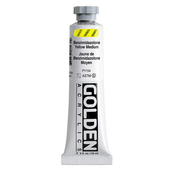Acrylic heavy body - 2 oz  benzimidazolone yellow medium  s3