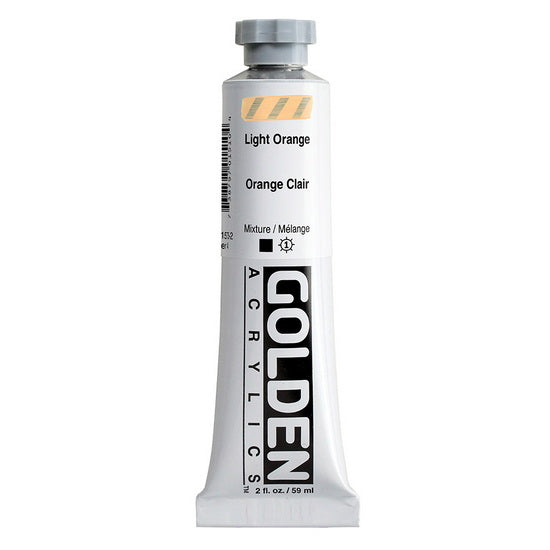 Acrylic heavy body - 2 oz  light orange  s4