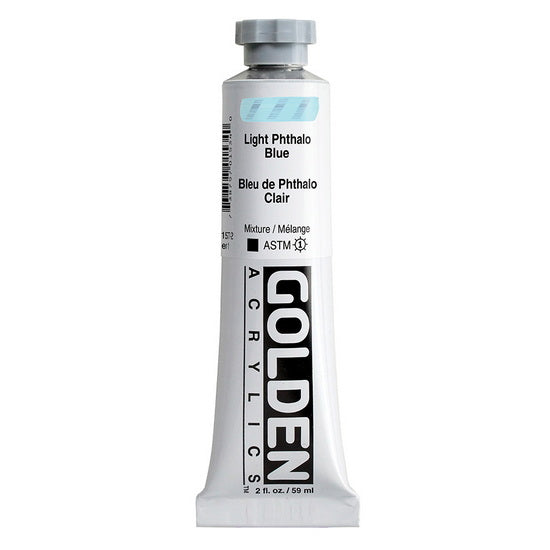 Acrylic heavy body - 2 oz  light phthalo blue  s1