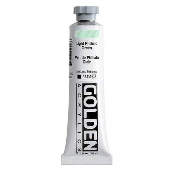 Acrylic heavy body - 2 oz  phthalo green light  s1