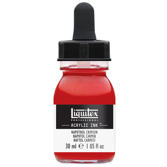 Acrylic Ink Naphthol Crimson- 30ml