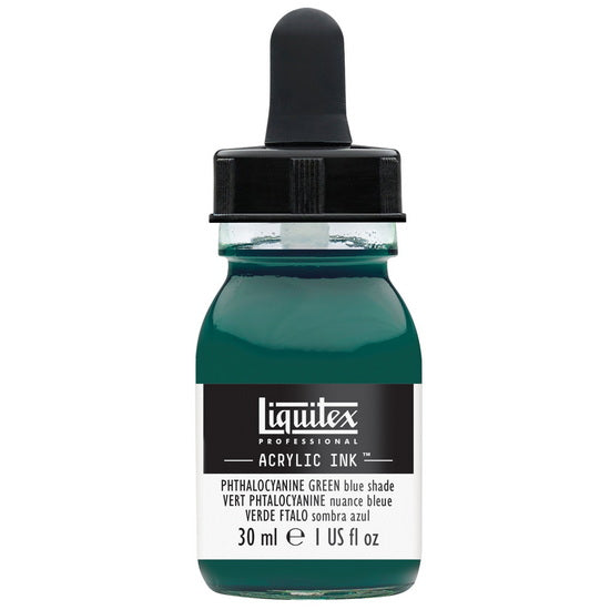 Acrylic Ink Phthalocyanine Green Blue Shade- 30ml