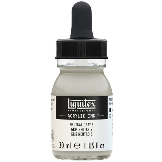 Acrylic Ink Neutral Gray #5- 30ml