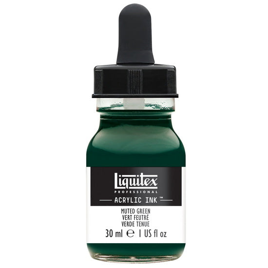 Acrylic Ink Muted Green- 30ml