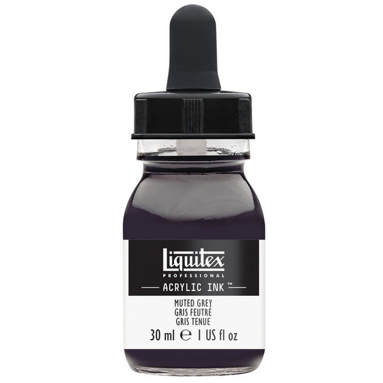 Acrylic Ink Muted Gray- 30ml