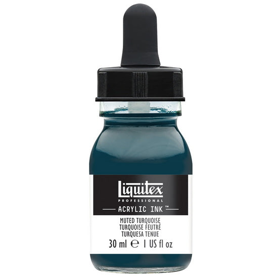 Acrylic Ink Muted Turquoise- 30ml