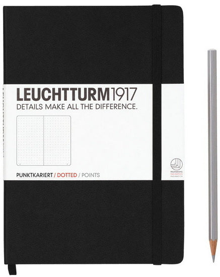 Cahier de notes pointillé a5 251p noir