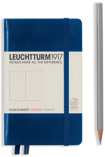 Cahier de notes uni a6 187p marine
