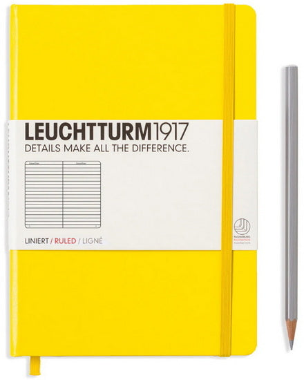 Notebook ruled a5 251p lemon