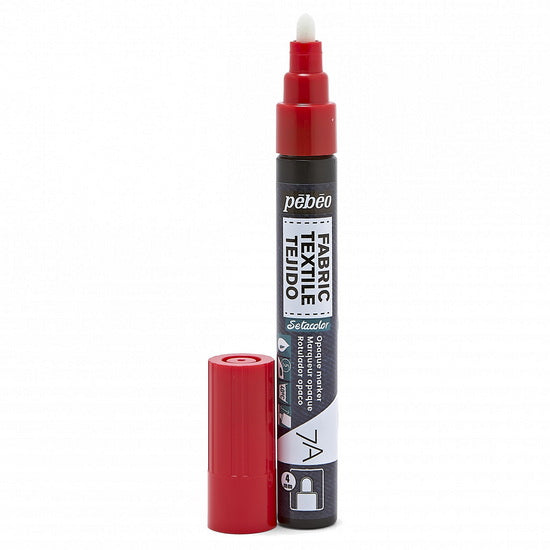 Marqueur textile - setacolor - opaque - 4mm - rouge