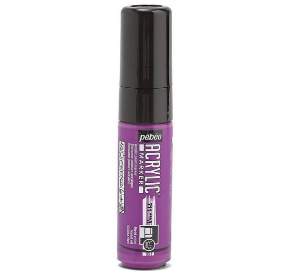 Acrylic marker - decomarker - 5-15mm - vivid violet