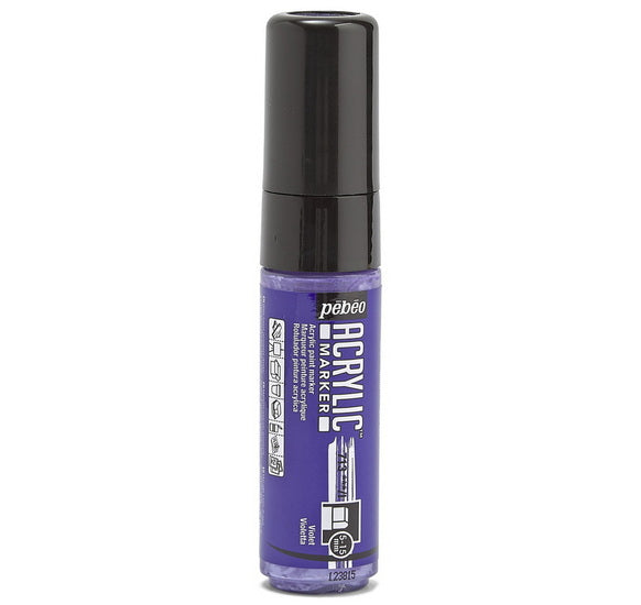 Acrylic marker - decomarker - 5-15mm - violet