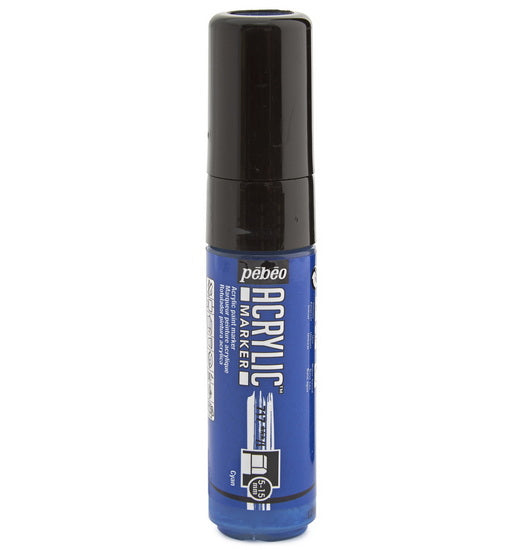 Acrylic marker - decomarker - 5-15mm - cyan