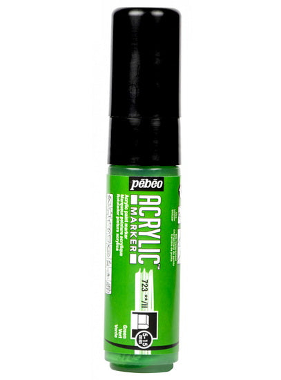 Acrylic marker - decomarker - 5-15mm - green