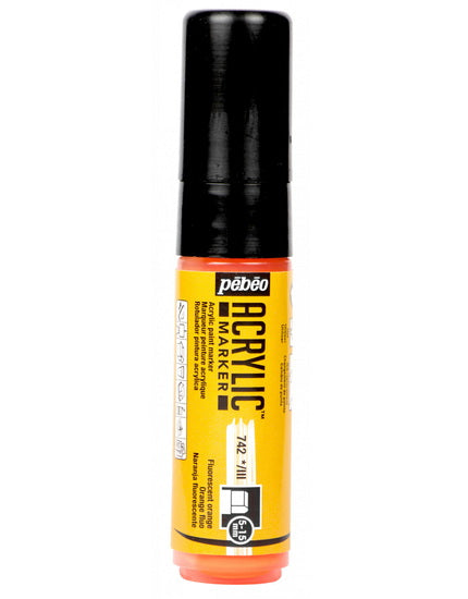 Acrylic marker - decomarker - 5-15mm - fluo orange