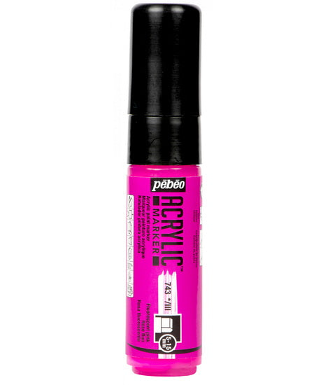 Acrylic marker - decomarker - 5-15mm - fluo pink