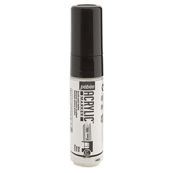 Acrylic marker - decomarker - 5-15mm - white