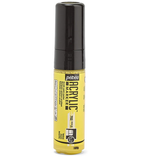Acrylic marker - decomarker - 5-15mm - yellow