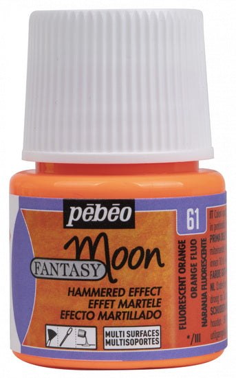 Reactive paint - fantasy moon - 45ml - fluorescent orange