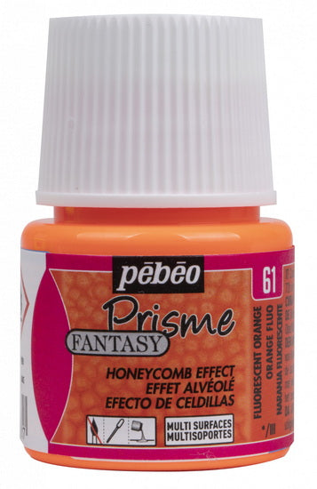 Reactive paint - fantasy prism - 45ml - fluorescent orange