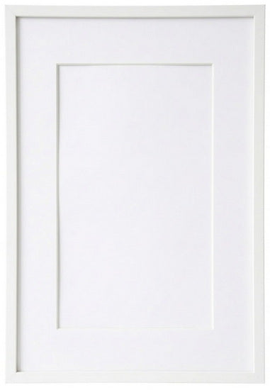 Cadre photo en bois blanc - 18x24po pp 12x18po
