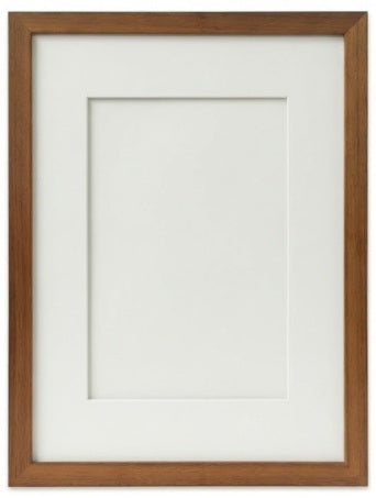 2-In-1 Frame Brown Wood - 16x20" mat  11x14"