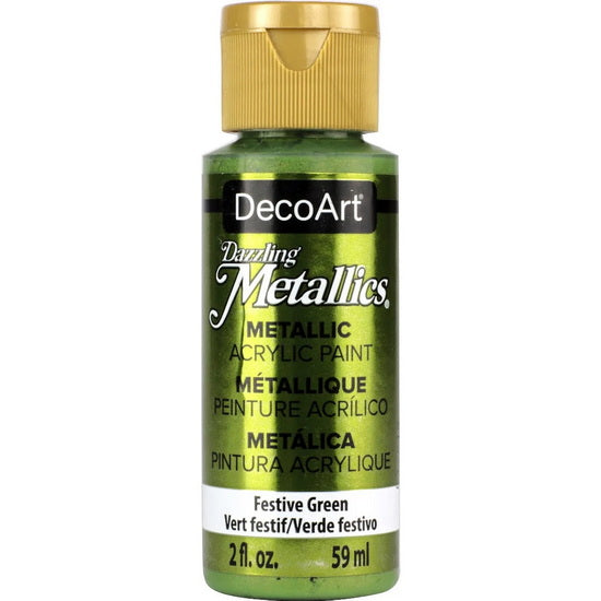 Americana Acrylic  Dazzling Metallics Festive Green - 60ml