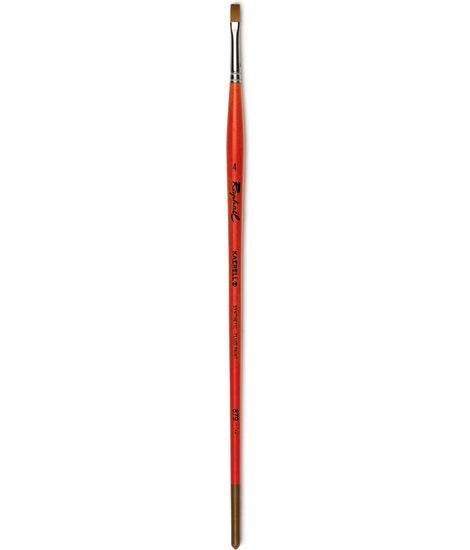 Acrylic paintbrush - synthetic - kaërell - flat brush #4