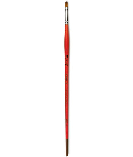 Acrylic paintbrush - synthetic - kaërell - worn round #4